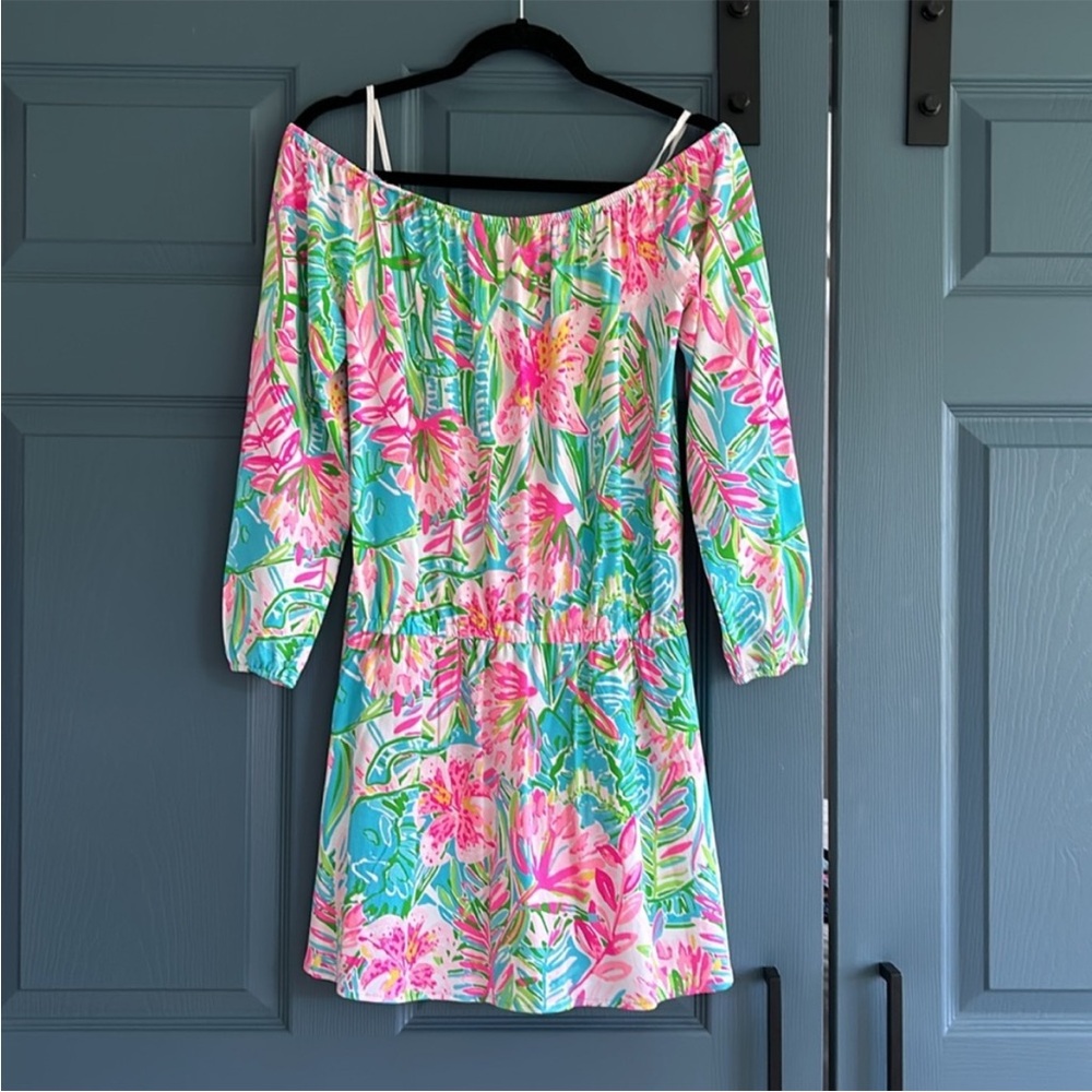 Lilly Pulitzer floral skort dress romper